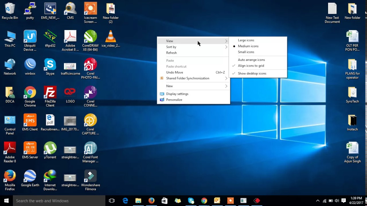 personalize windows 10 desktop